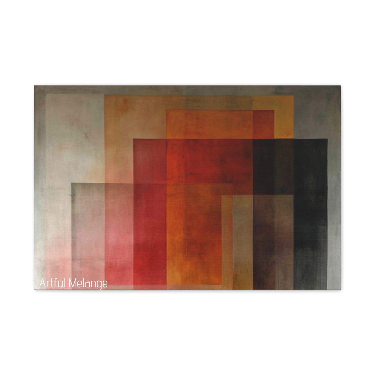 Primary Elegance: A Symphony of Sophistication Canvas Print