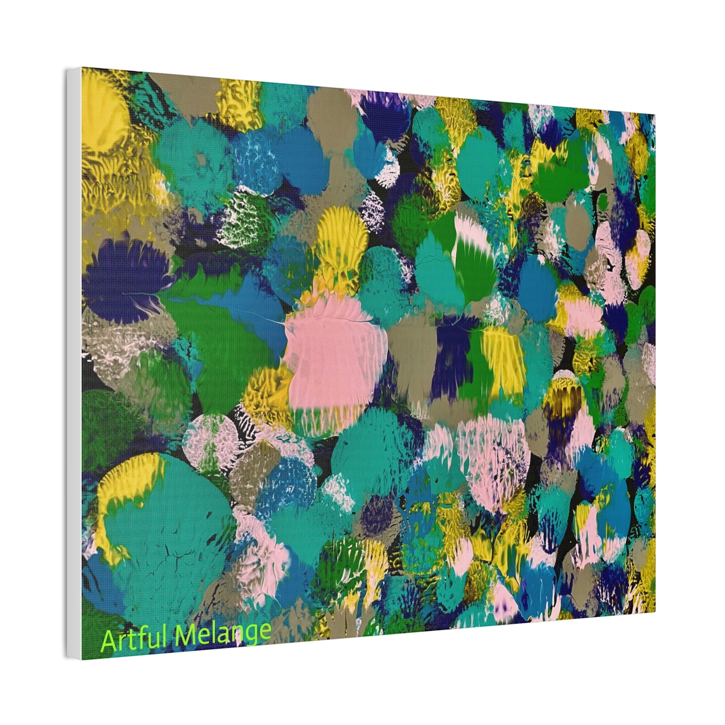 Acrylic Abstract Canvas Print - Richly Textured Artistry