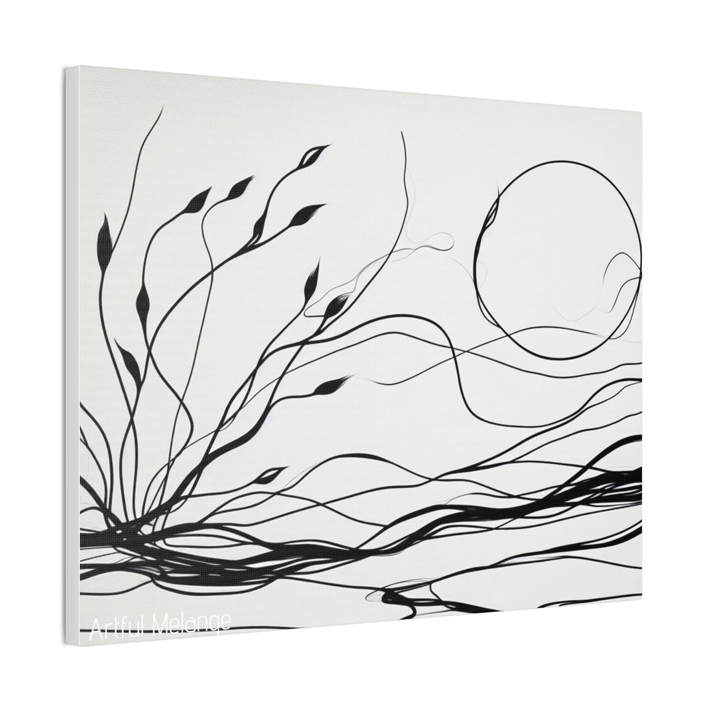 Primary Elegance: A Symphony of Sophistication Canvas Print