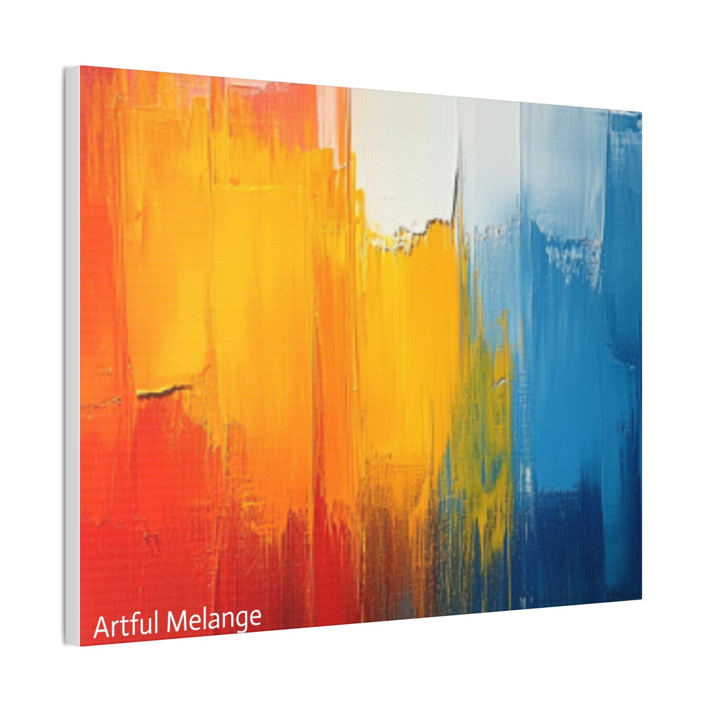 Acrylic Abstract Canvas Print - Richly Textured Artistry