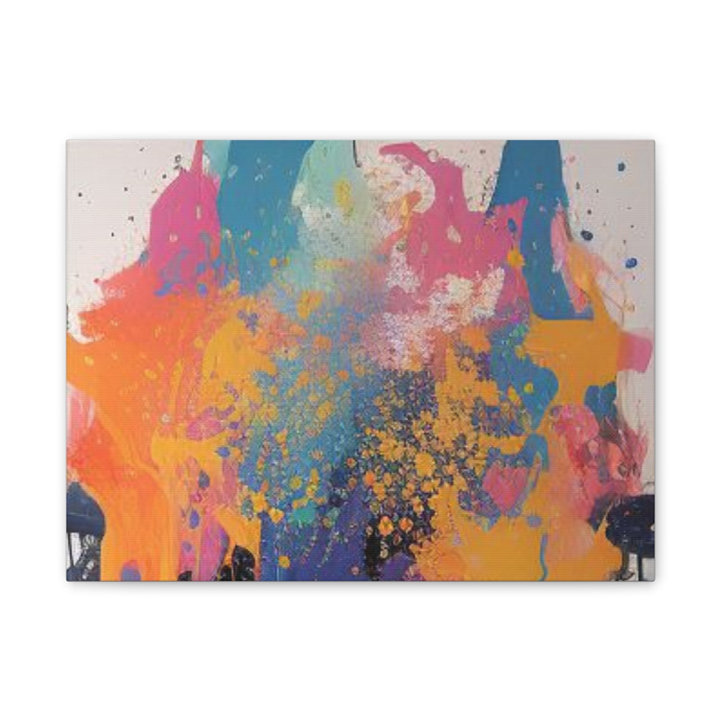 Primary Elegance: A Symphony of Sophistication Canvas Print