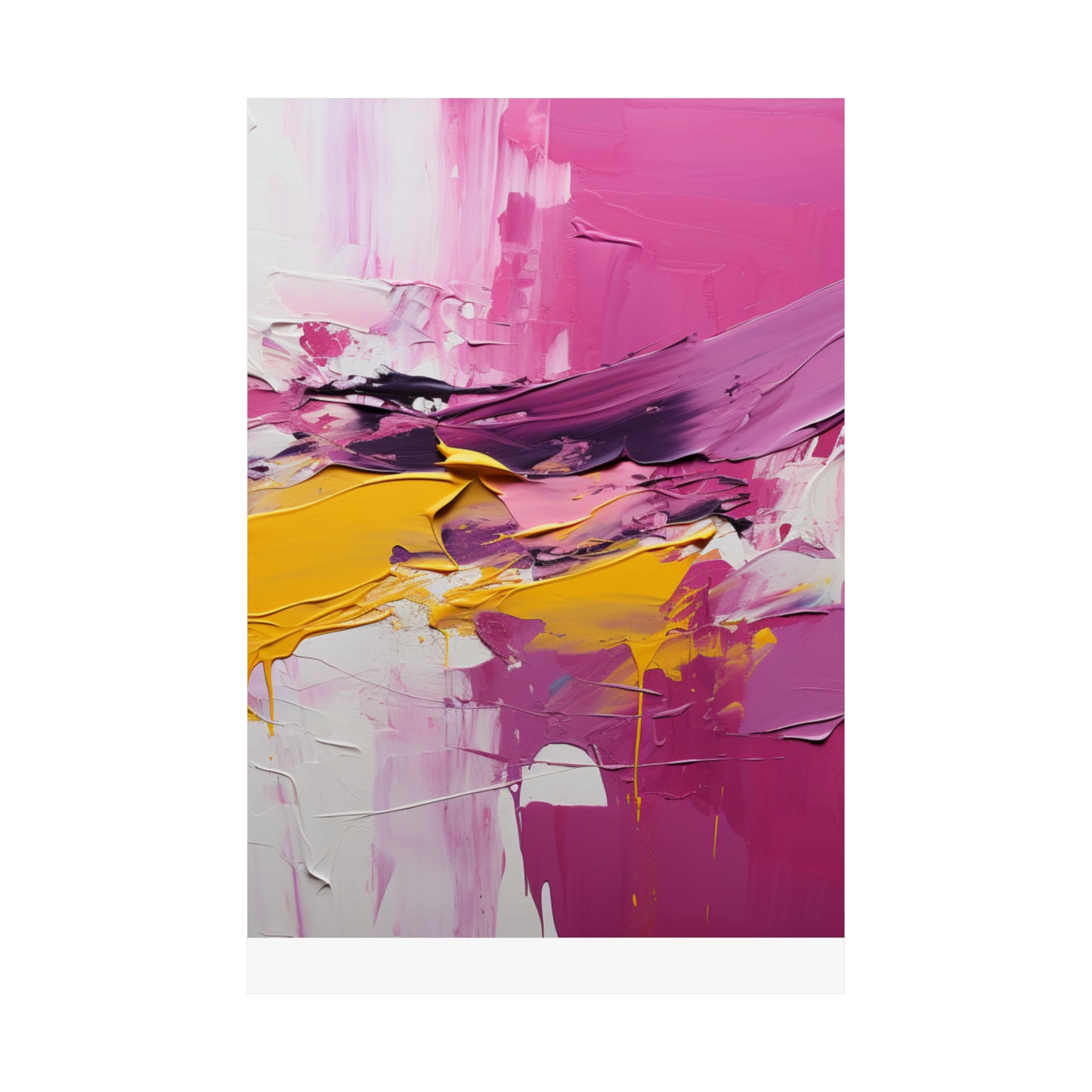 Radiant Harmony Matte Vertical Canvas Poster