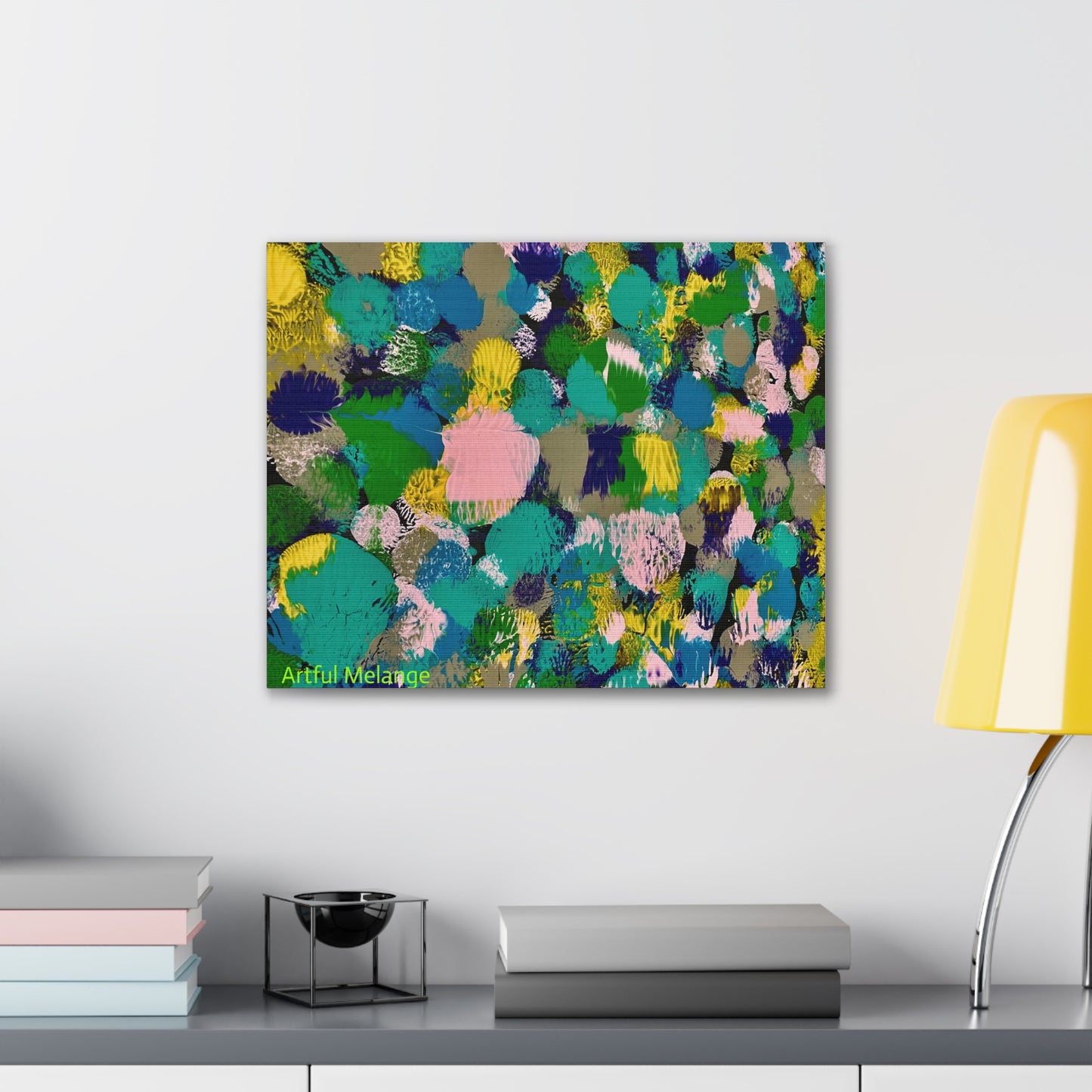 Acrylic Abstract Canvas Print - Richly Textured Artistry