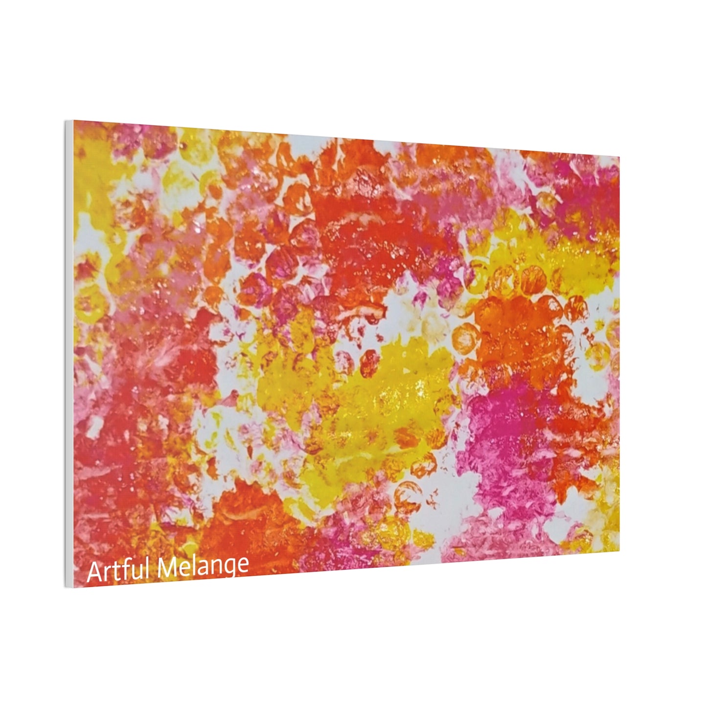 Acrylic Abstract Canvas Print - Richly Textured Artistry