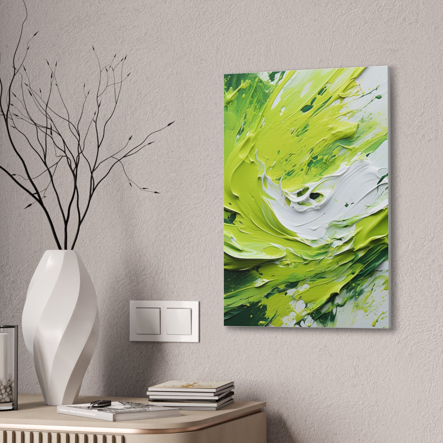 Acrylic Abstract Canvas Print - Richly Textured Artistry