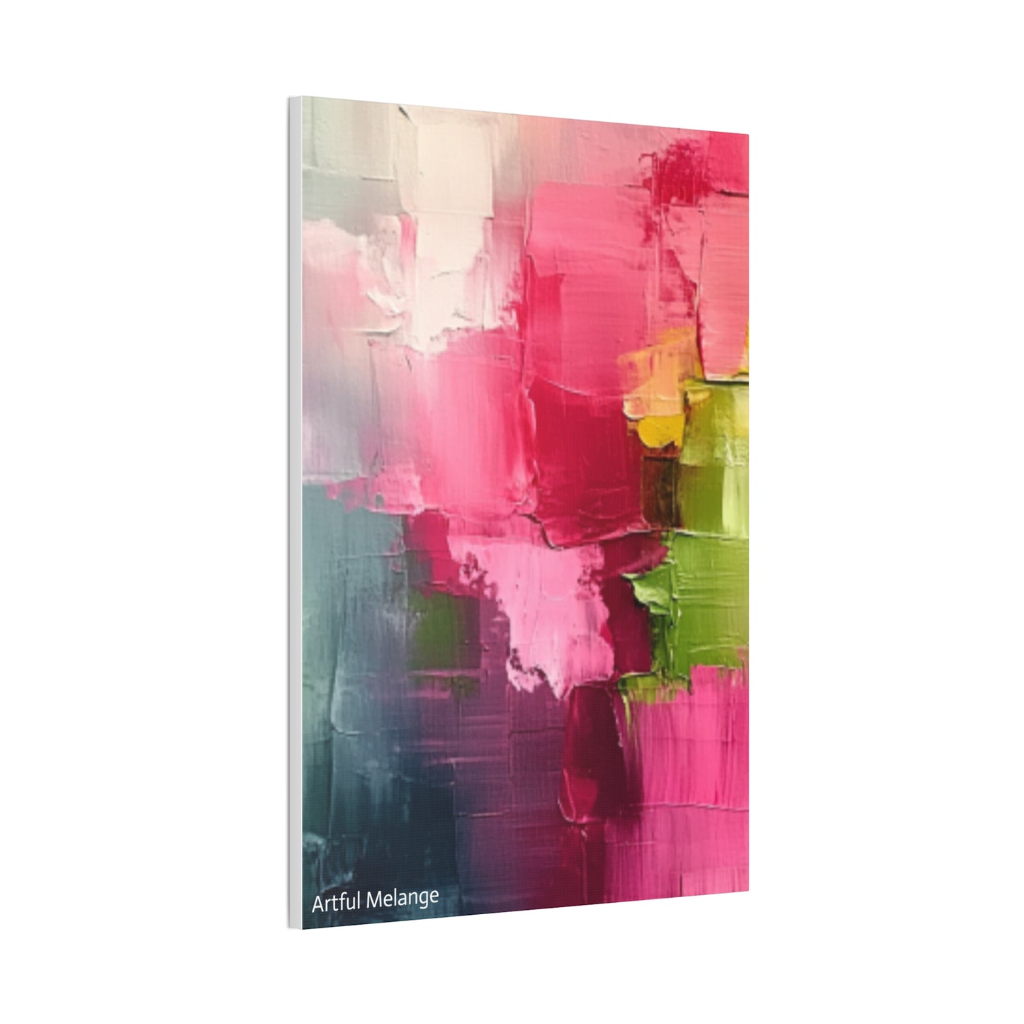 Acrylic Abstract Canvas Print - Richly Textured Artistry