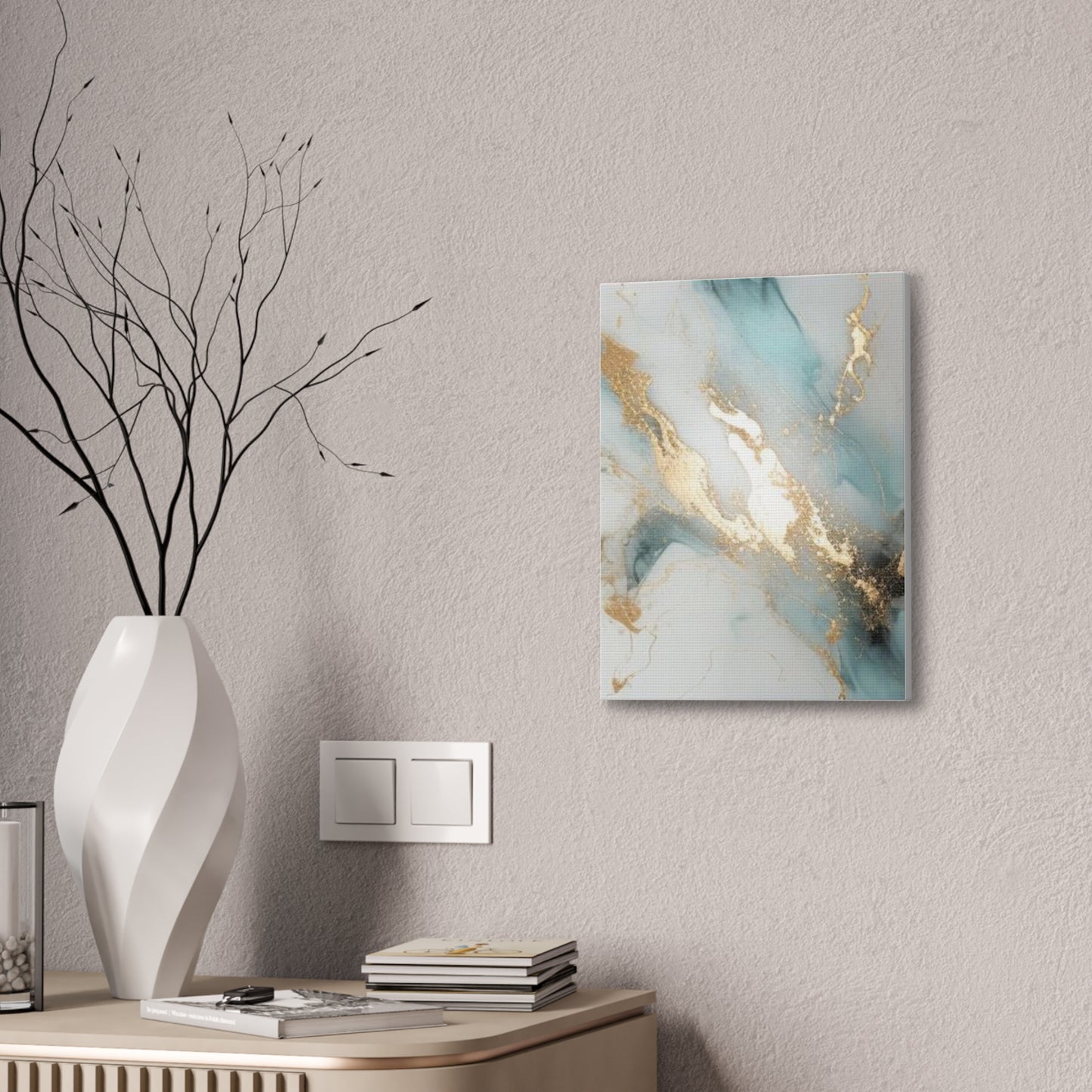 Gold Elegance: A Symphony of Sophistication Canvas Print