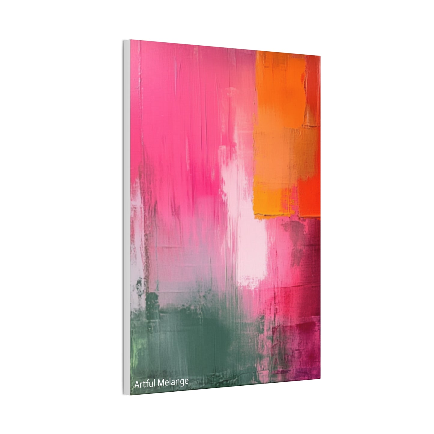 Acrylic Abstract Canvas Print - Richly Textured Artistry