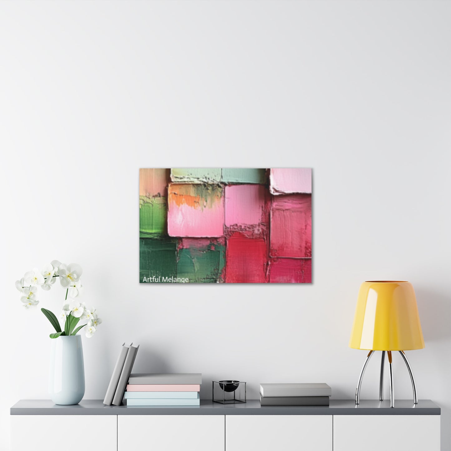 Acrylic Abstract Canvas Print - Richly Textured Artistry