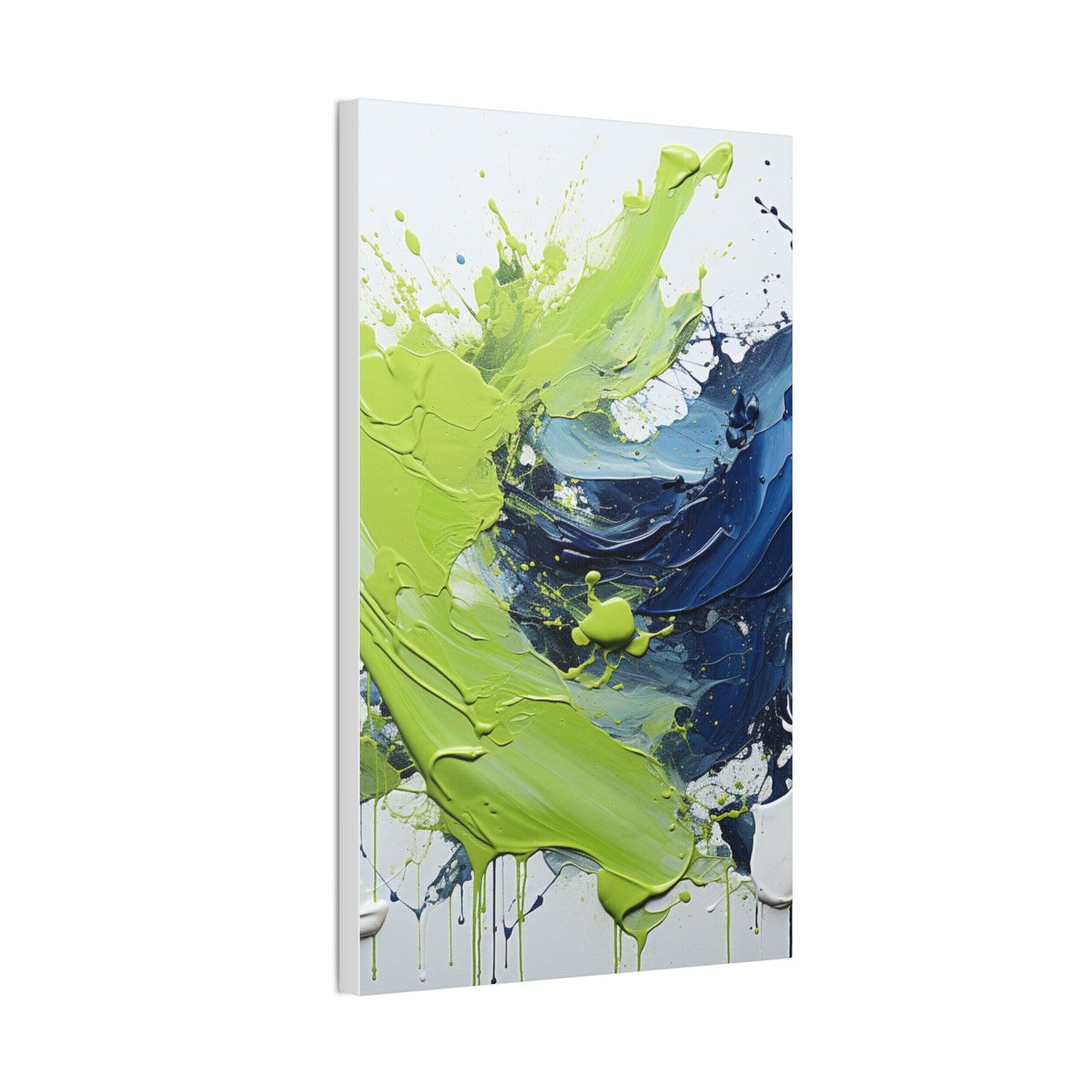 Acrylic Abstract Canvas Print - Richly Textured Artistry