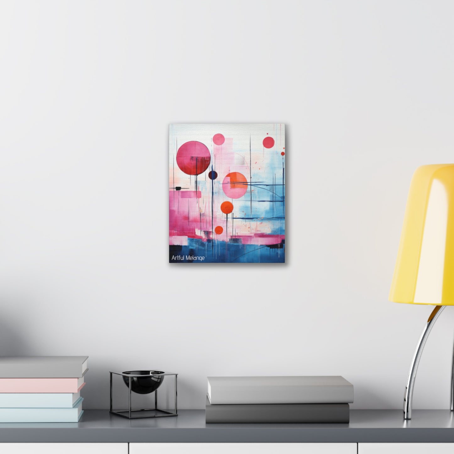 Primary Elegance: A Symphony of Sophistication Canvas Print