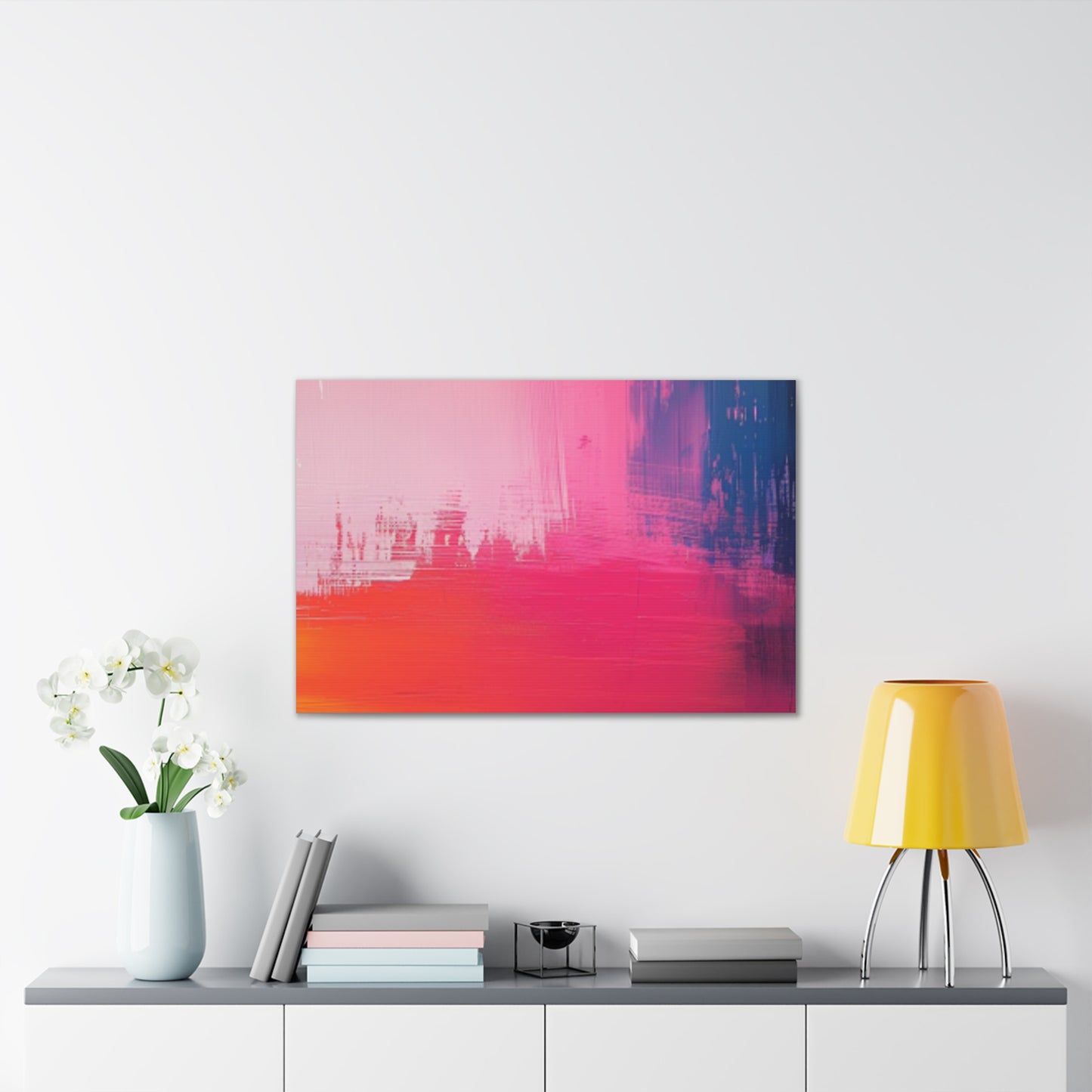 In The Pink: A Symphony of Sophistication Canvas Print