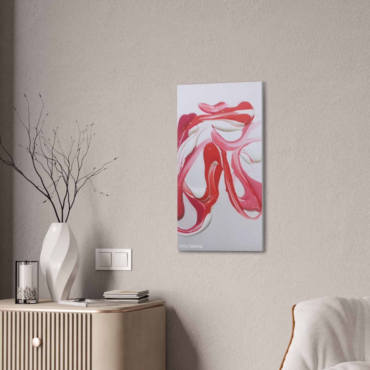 Primary Elegance: A Symphony of Sophistication Canvas Print