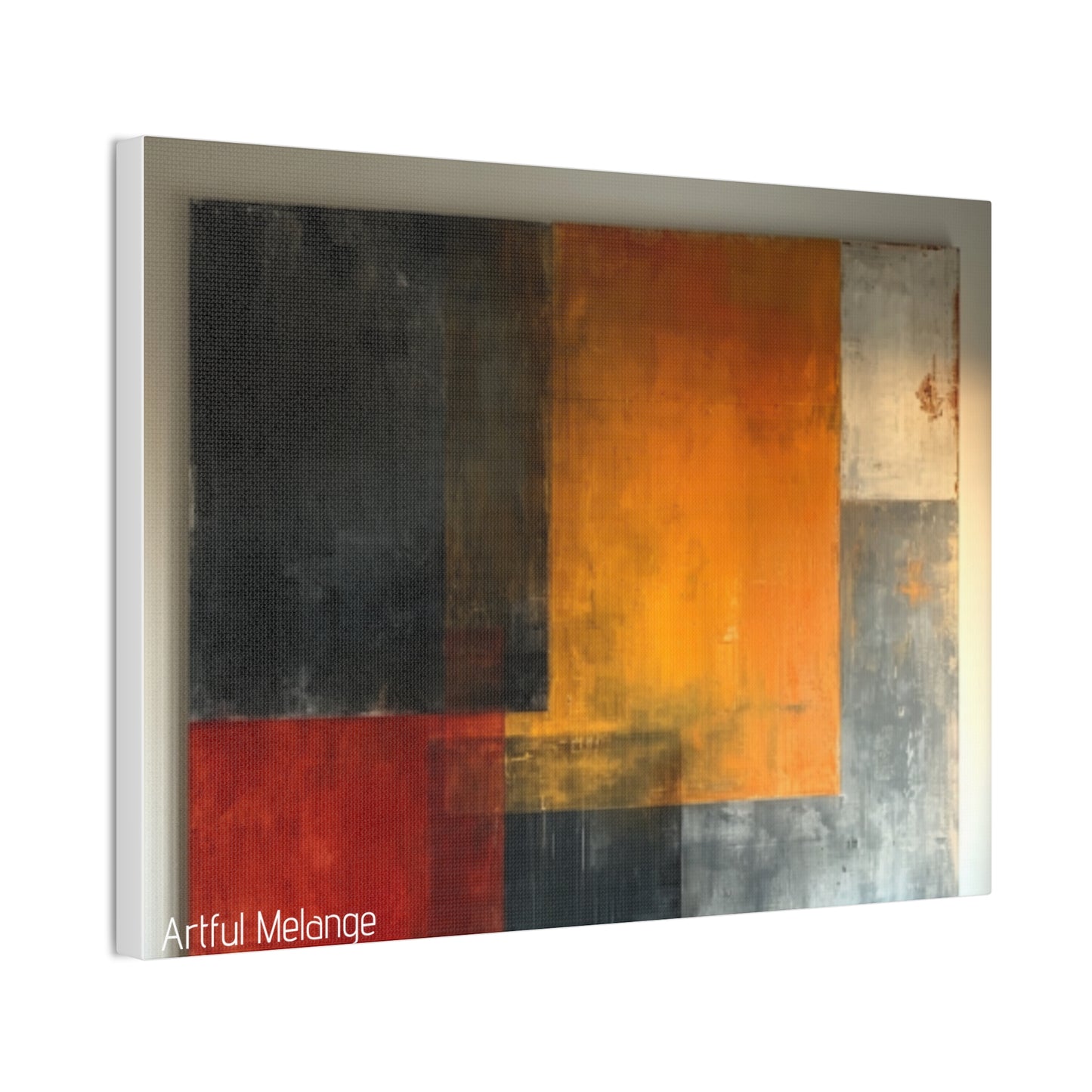 Primary Elegance: A Symphony of Sophistication Canvas Print