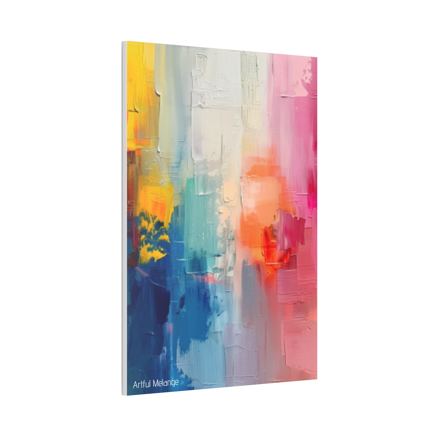 Primary Elegance: A Symphony of Sophistication Canvas Print