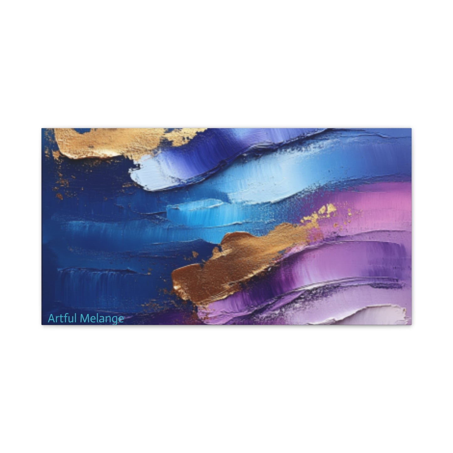 Acrylic Abstract Canvas Print - Richly Textured Artistry