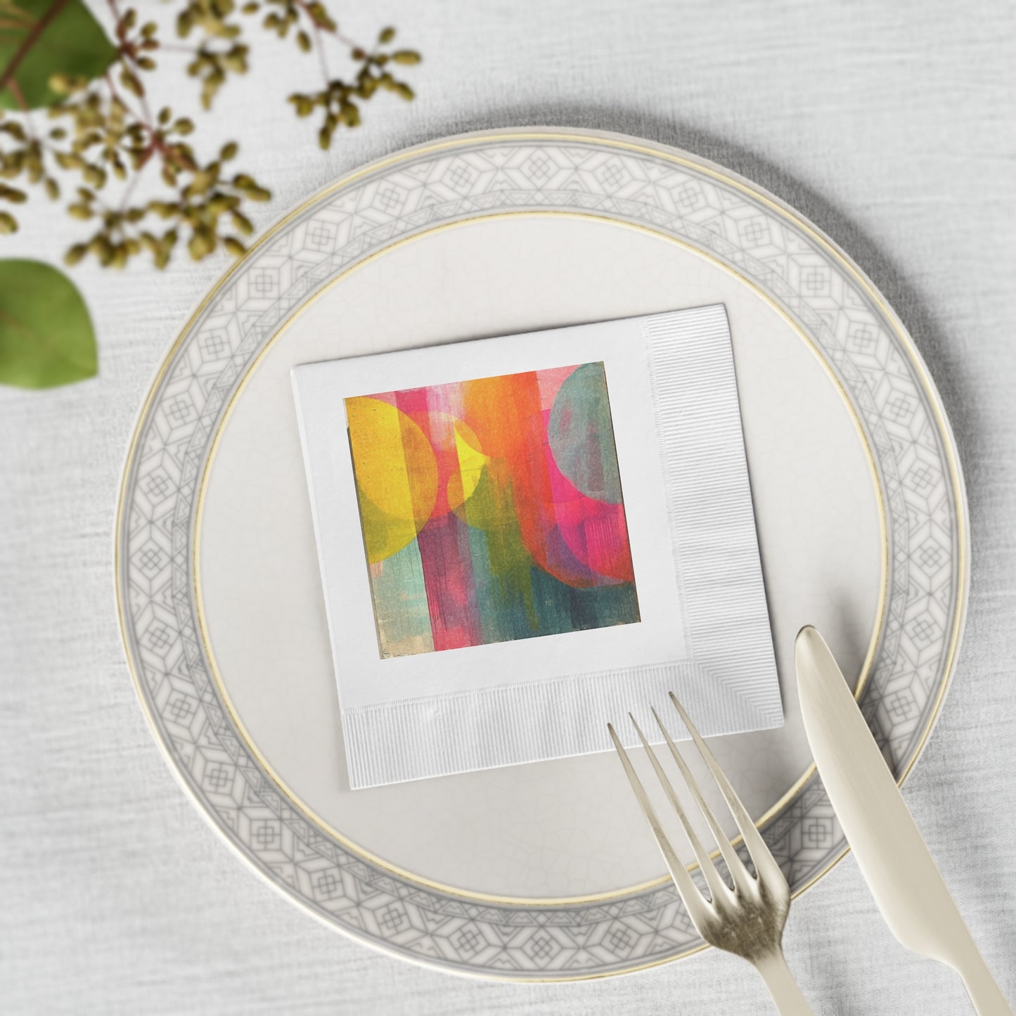 ChromaBlend™ Artistry Abstract Art Napkins”