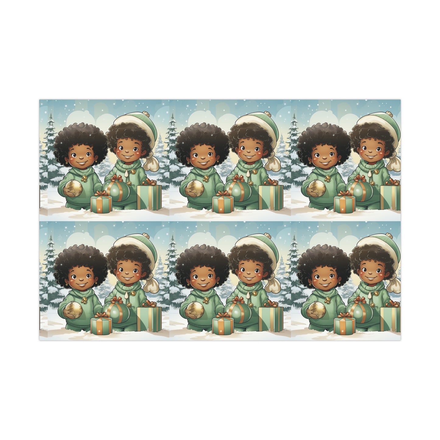 Harmony Holidays Wrapping Paper Sheet