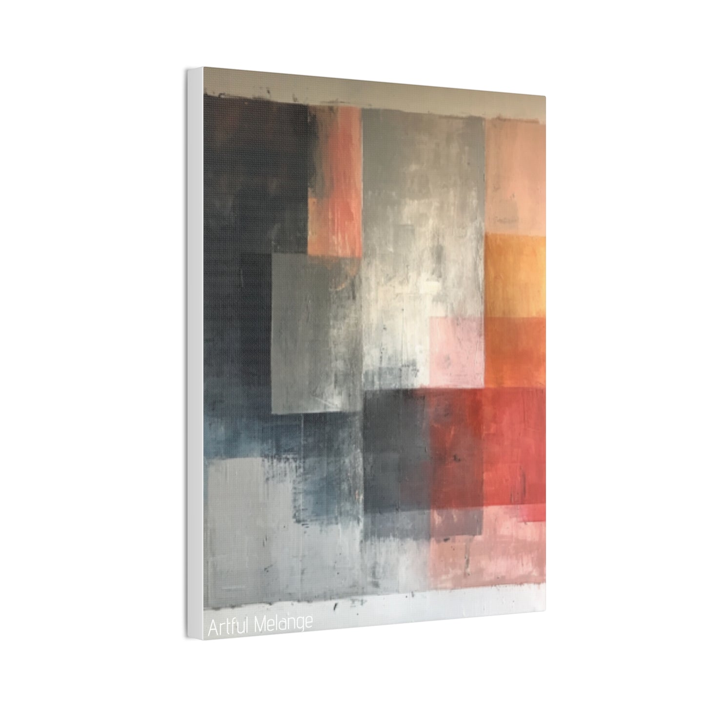 Primary Elegance: A Symphony of Sophistication Canvas Print