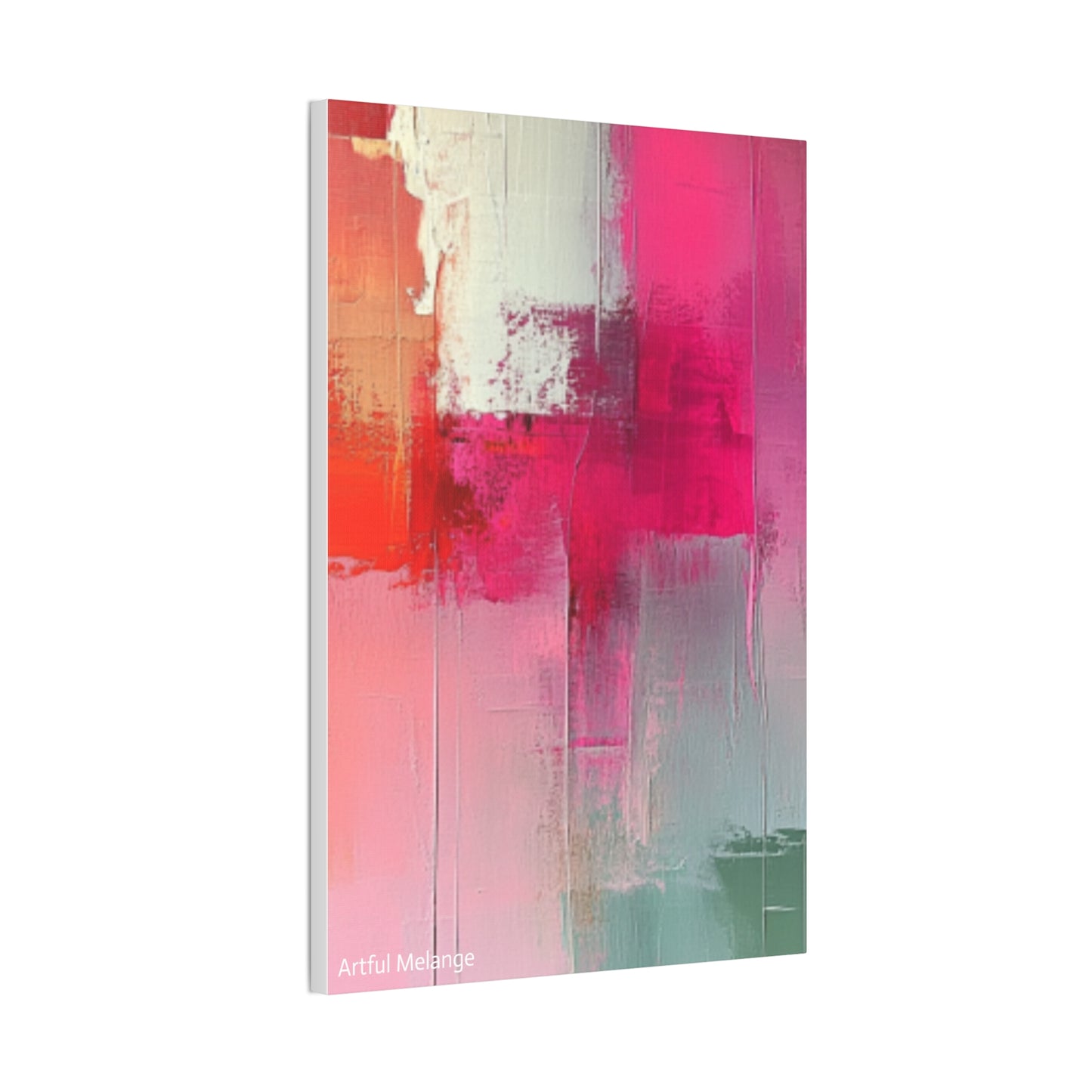 Acrylic Abstract Canvas Print - Richly Textured Artistry