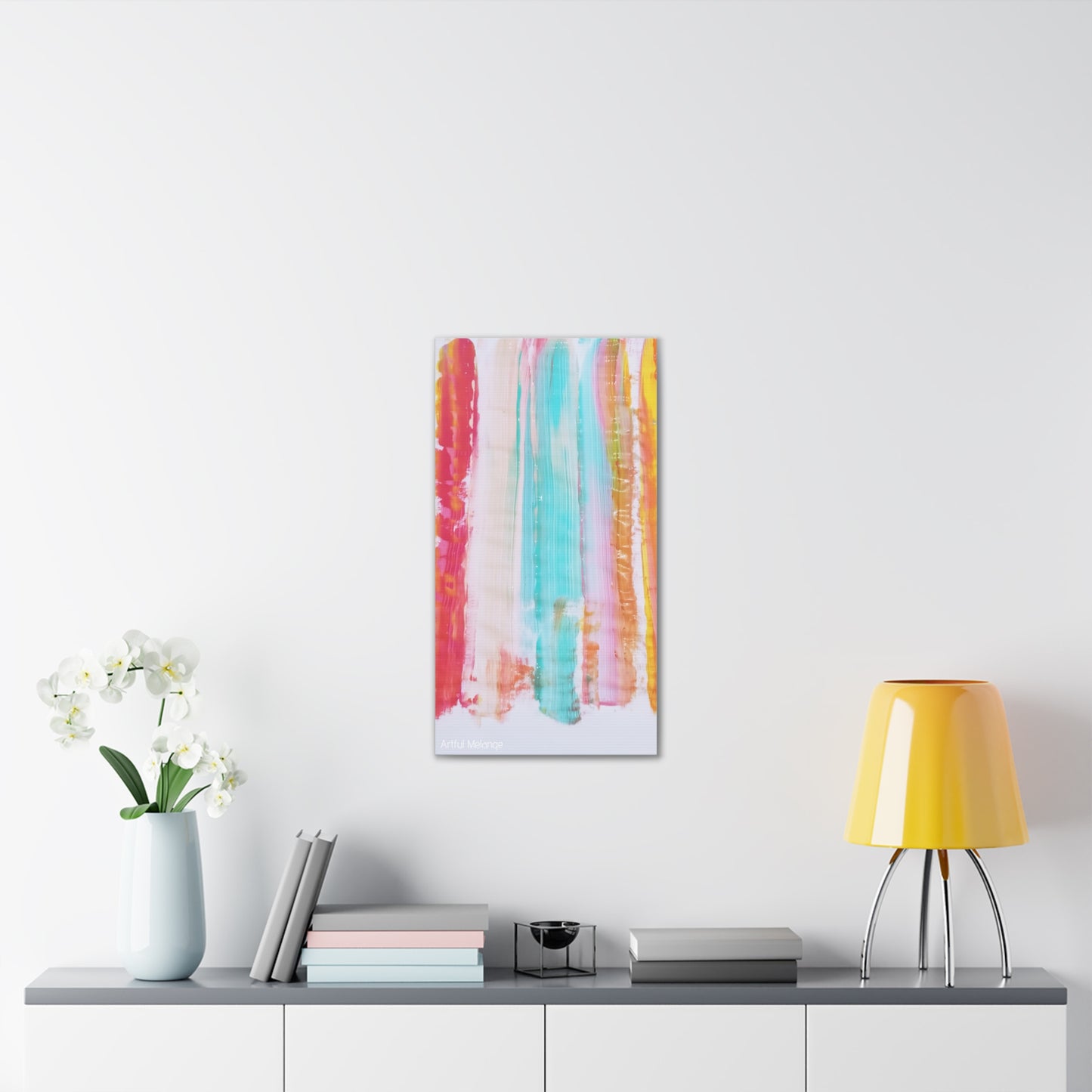 Primary Elegance: A Symphony of Sophistication Canvas Print