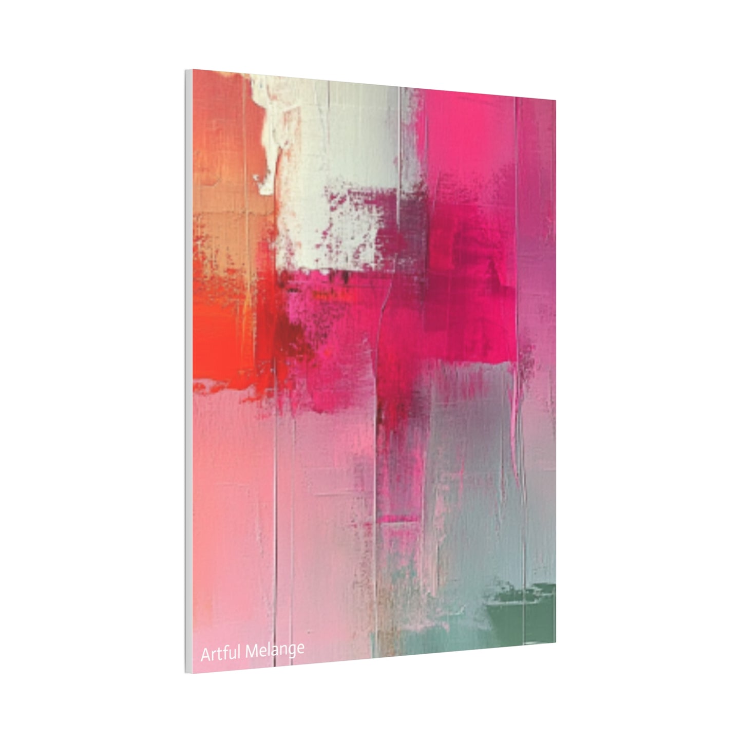 Acrylic Abstract Canvas Print - Richly Textured Artistry