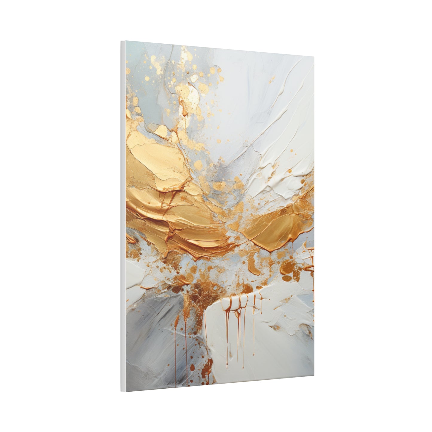 Acrylic Abstract Canvas Print - Richly Textured Artistry