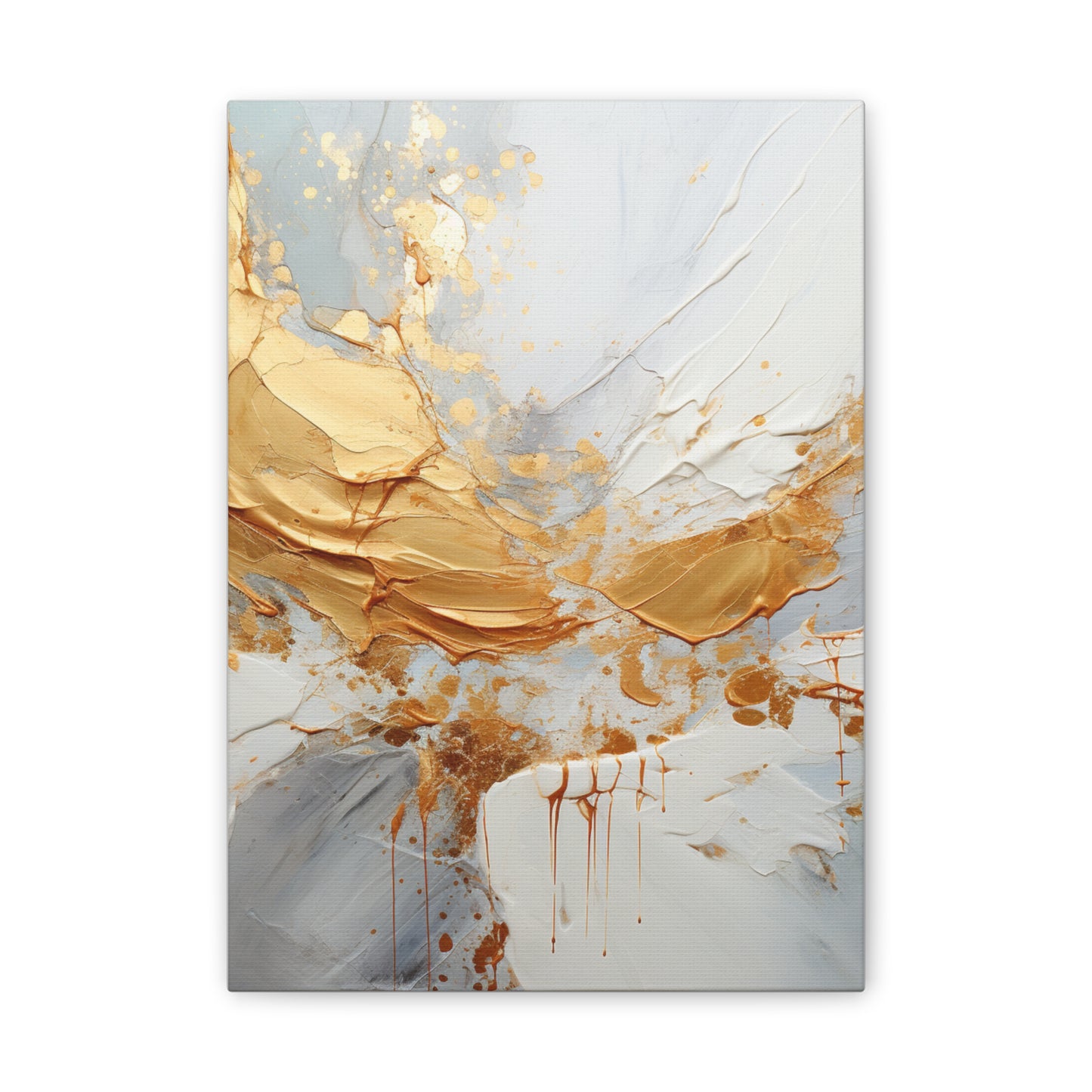 Acrylic Abstract Canvas Print - Richly Textured Artistry