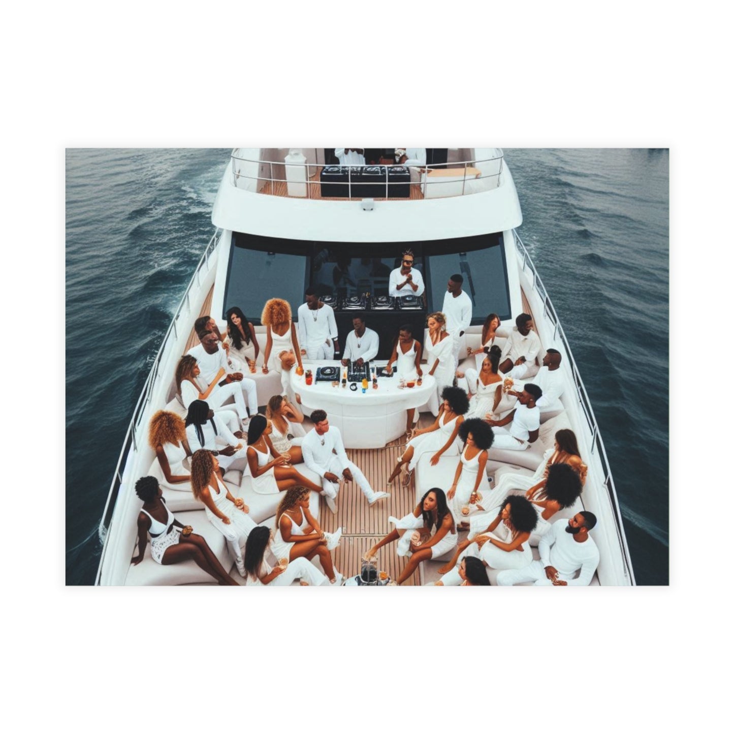 Sail & Celebrate: A Day of Elegance Yacht/Boat Party Invitation Bundles (envelopes included)