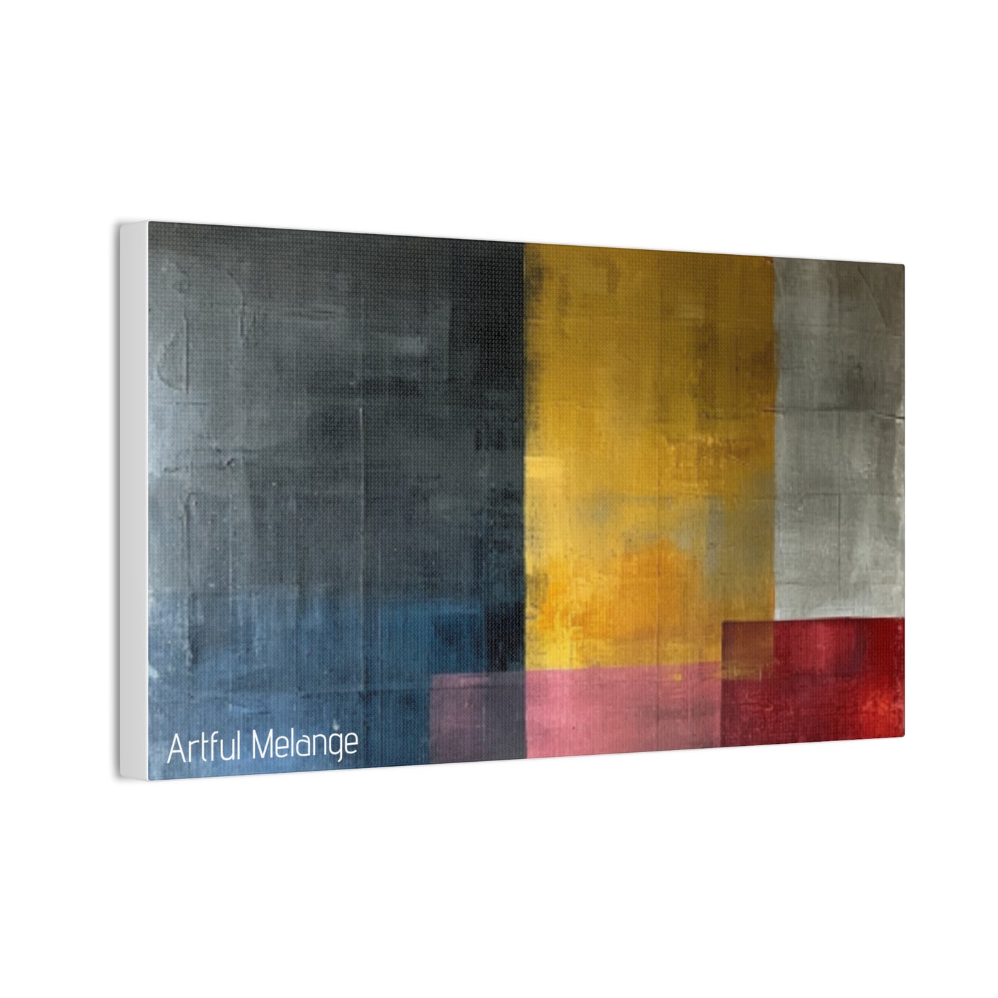 Primary Elegance: A Symphony of Sophistication Canvas Print