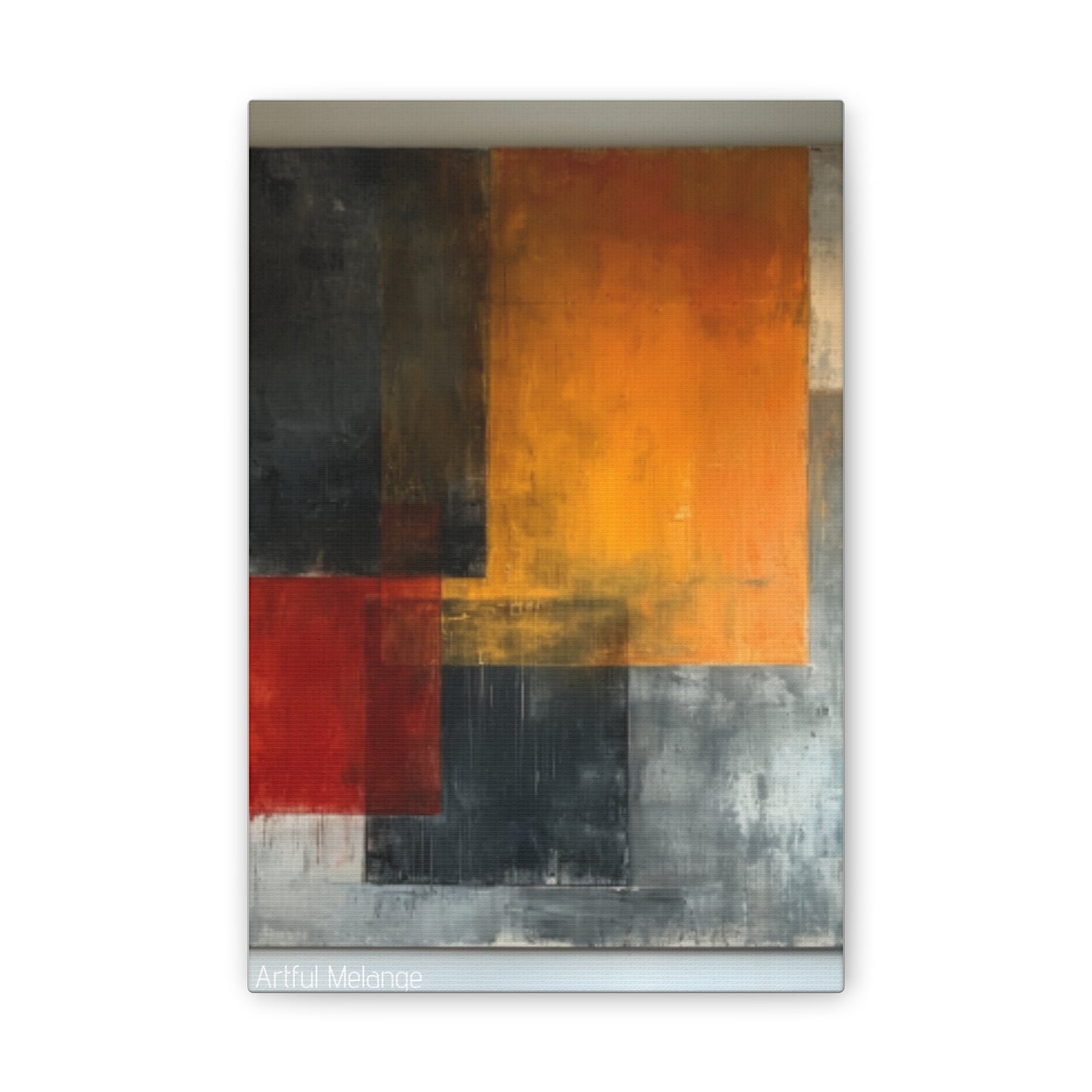 Primary Elegance: A Symphony of Sophistication Canvas Print