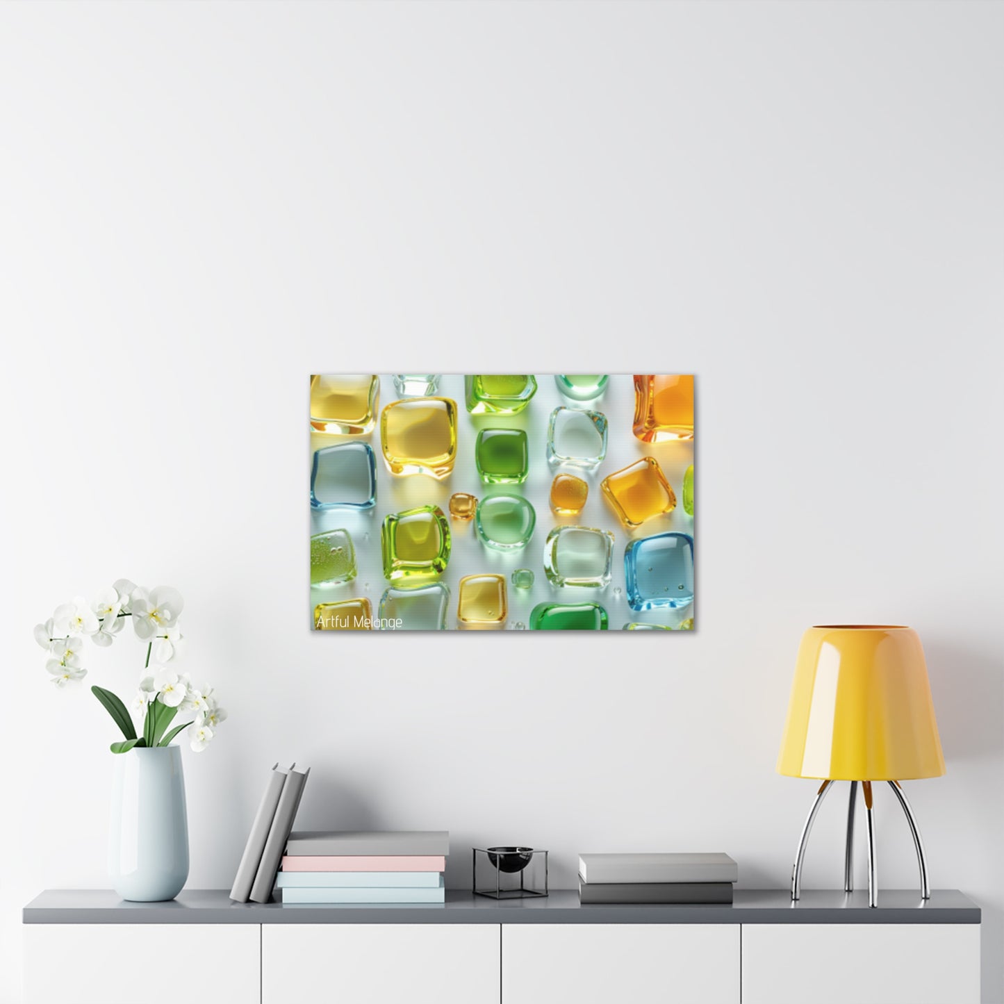 Primary Elegance: A Symphony of Sophistication Canvas Print