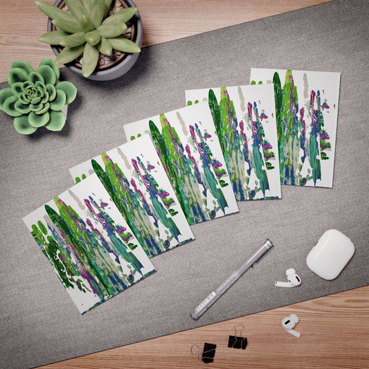 Elegance in Ink:  Abstract Art Note Card Set(5-Pack)