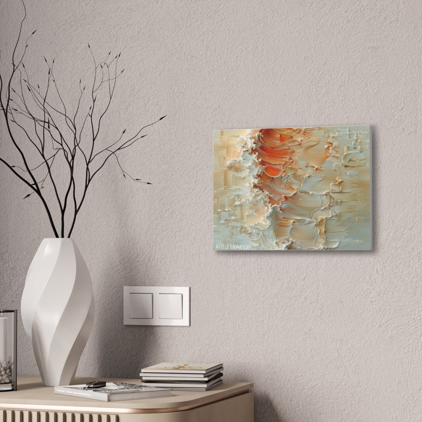 Primary Elegance: A Symphony of Sophistication Canvas Print