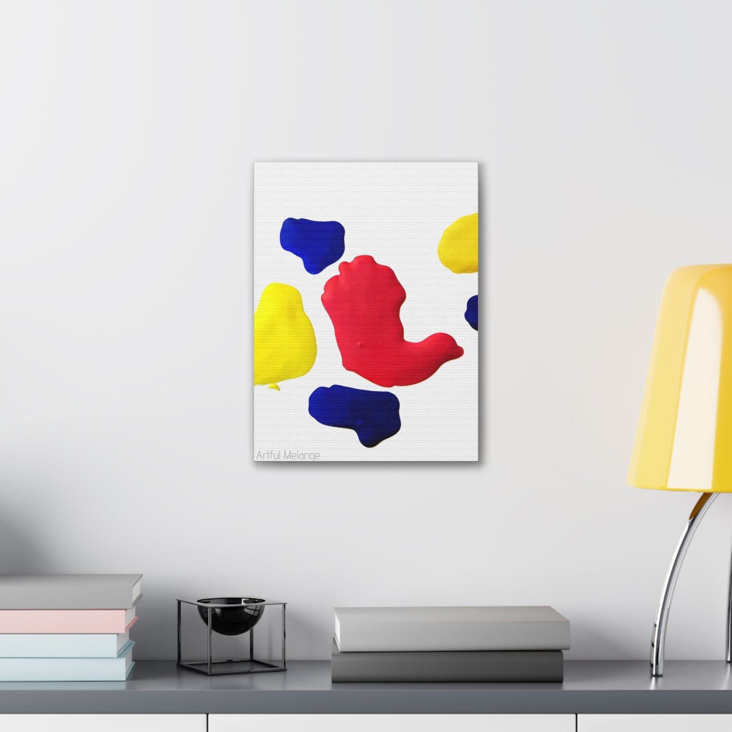 Primary Elegance: A Symphony of Sophistication Canvas Print