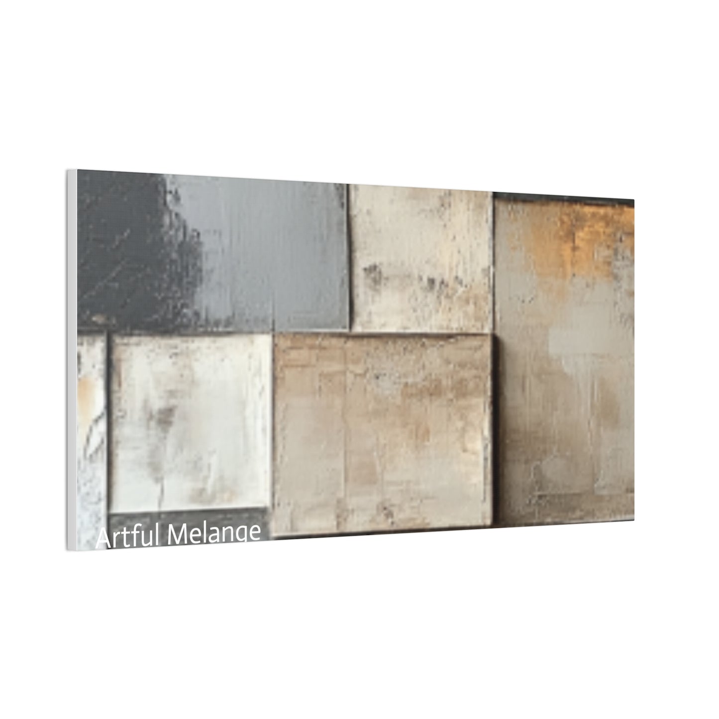 Acrylic Abstract Canvas Print - Richly Textured Artistry