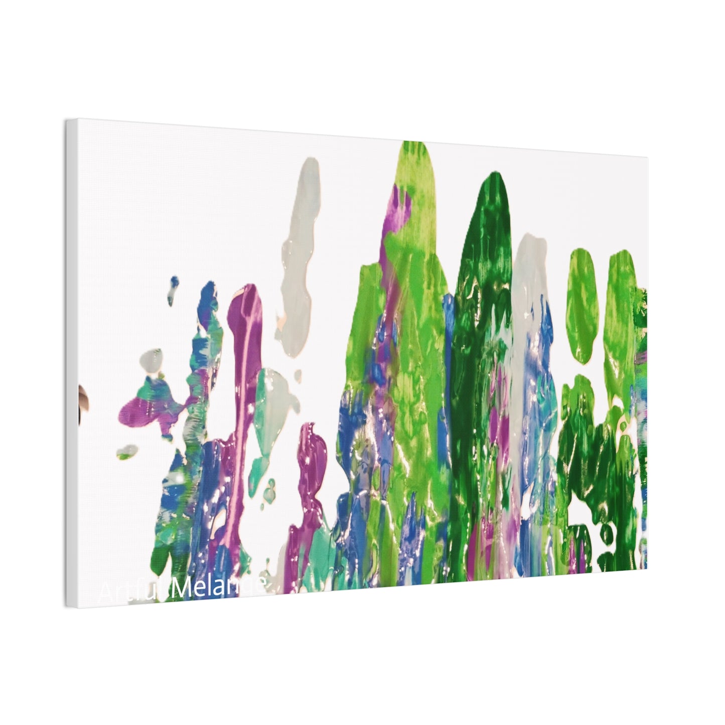 Acrylic Abstract Canvas Print - Richly Textured Artistry