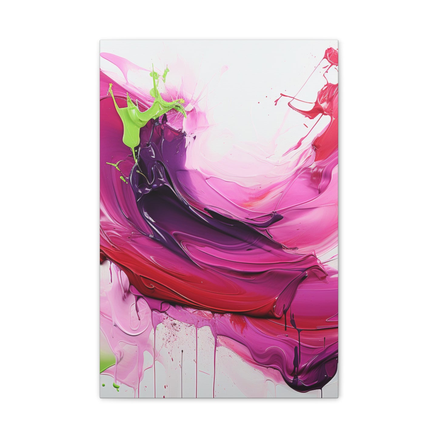 Acrylic Abstract Canvas Print - Richly Textured Artistry