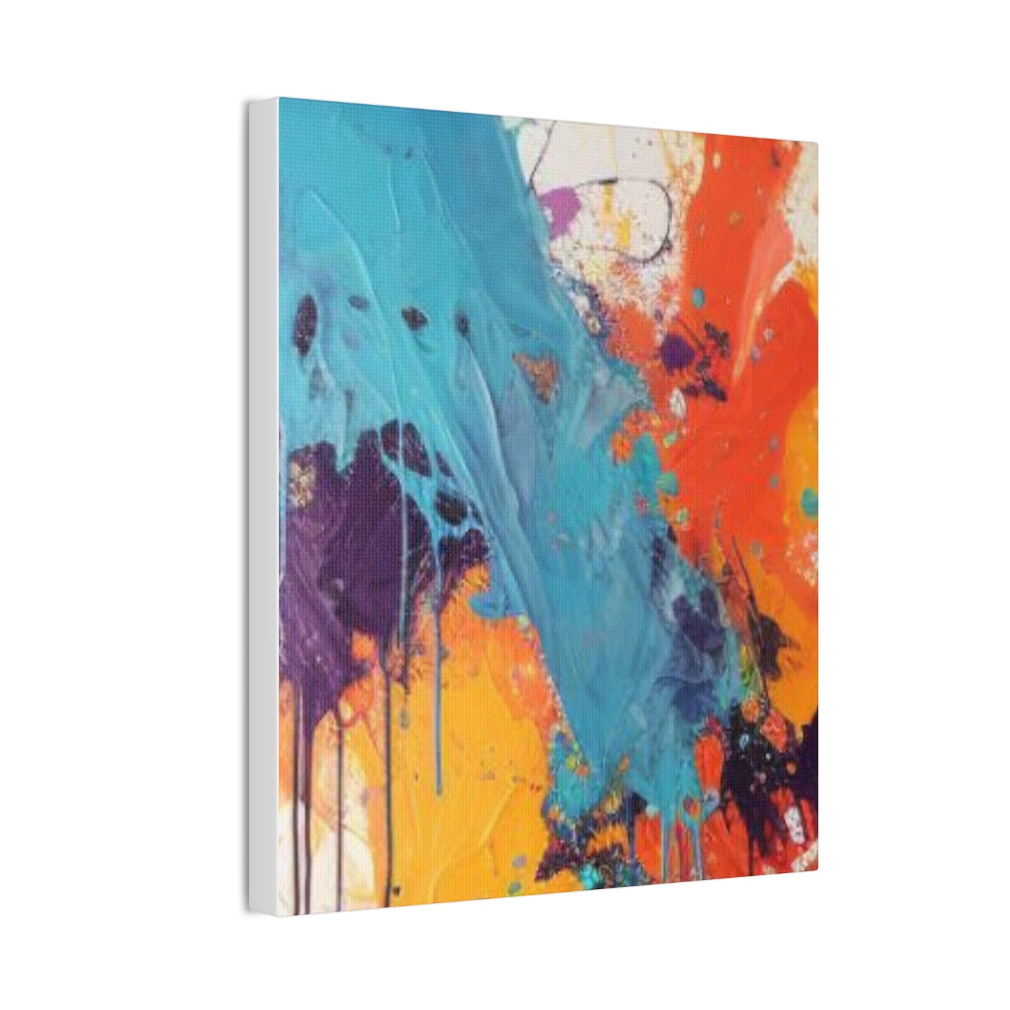 Primary Elegance: A Symphony of Sophistication Canvas Print