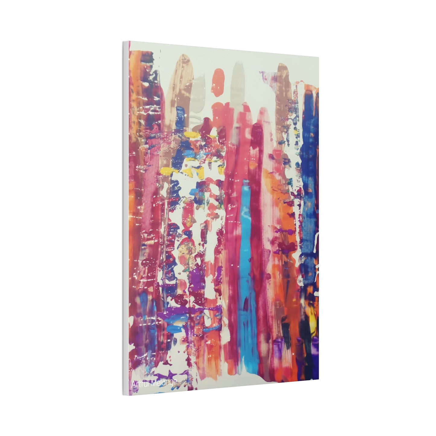 Primary Elegance: A Symphony of Sophistication Canvas Print