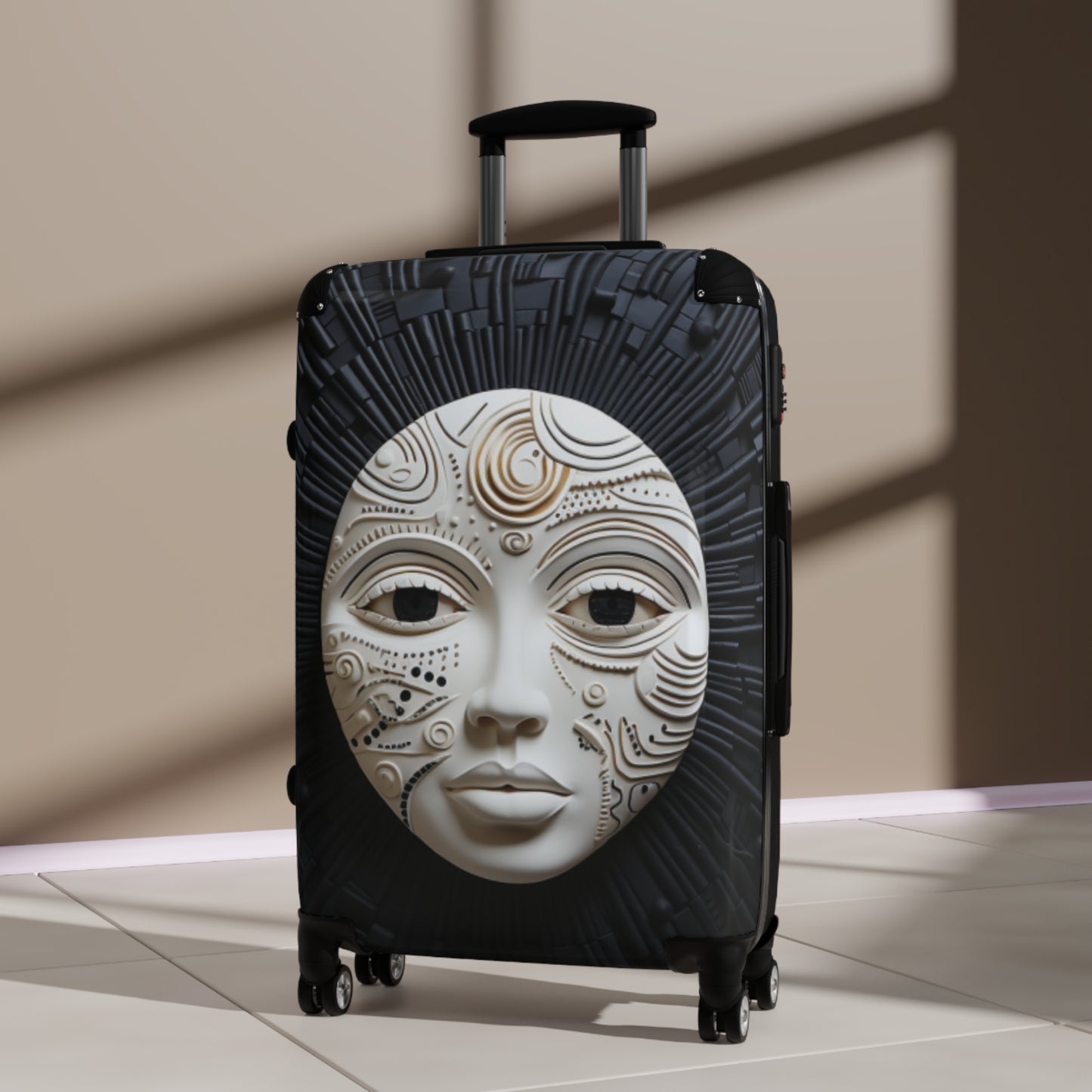 Melanated Jetsetter: Journey of Adinkra: Stylish Travel Luggage Pieces