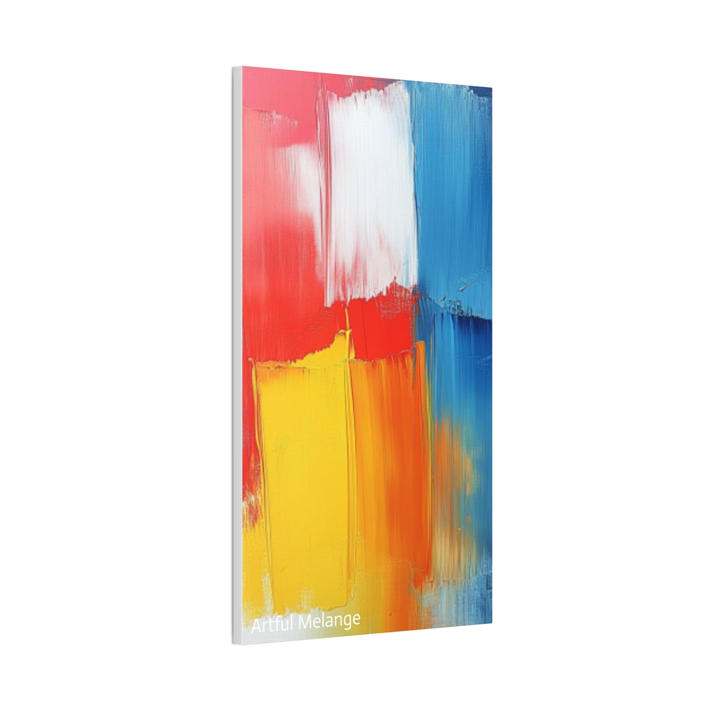 Acrylic Abstract Canvas Print - Richly Textured Artistry