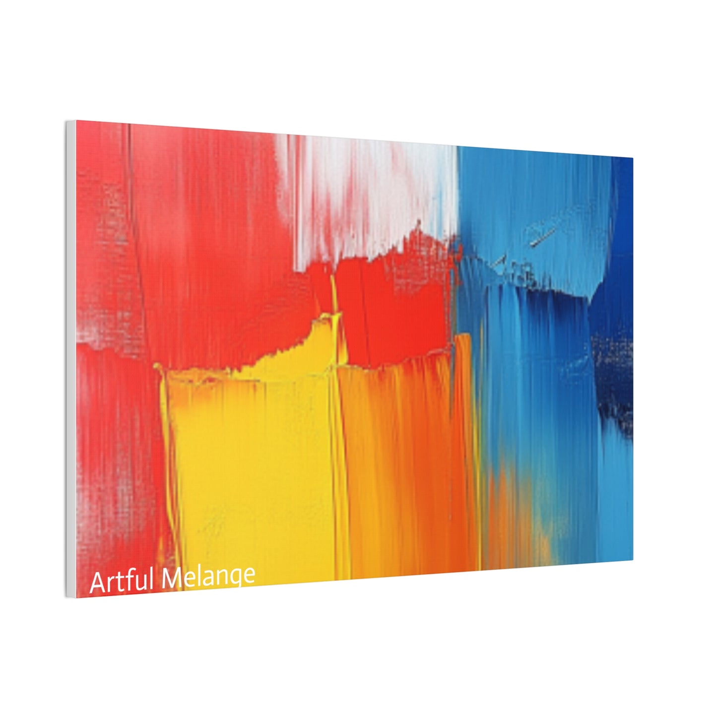 Acrylic Abstract Canvas Print - Richly Textured Artistry