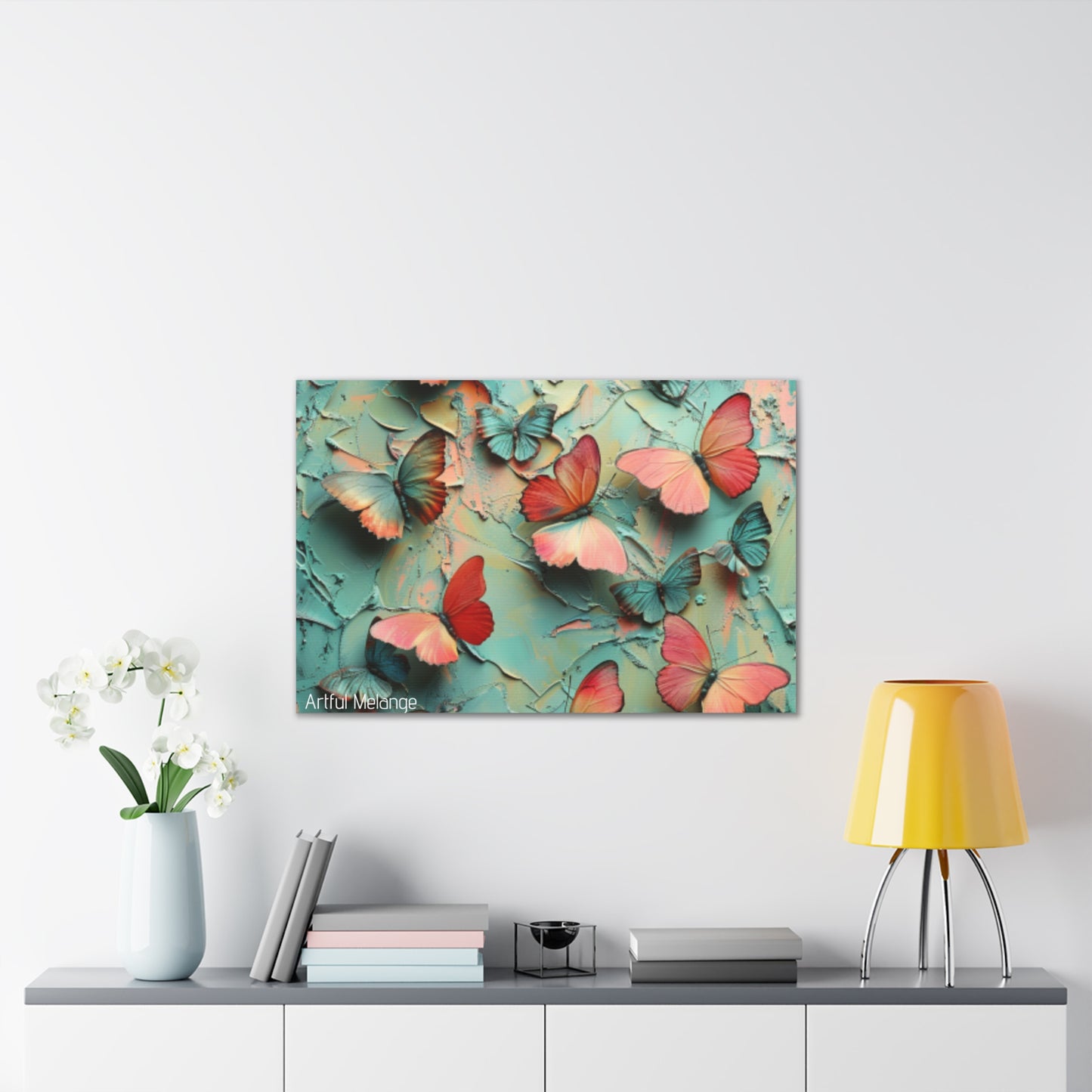 Fluttering Dreams: Butterfly Canvas Print Collection