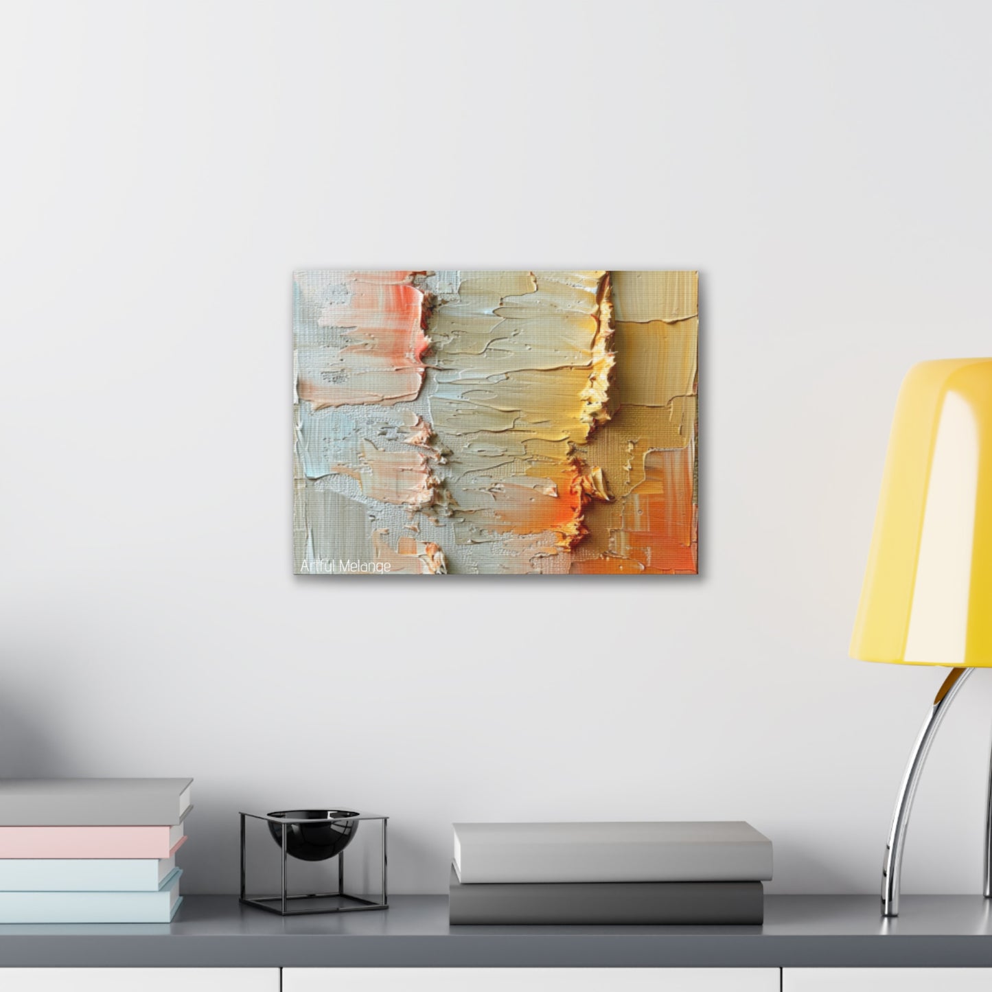 Primary Elegance: A Symphony of Sophistication Canvas Print