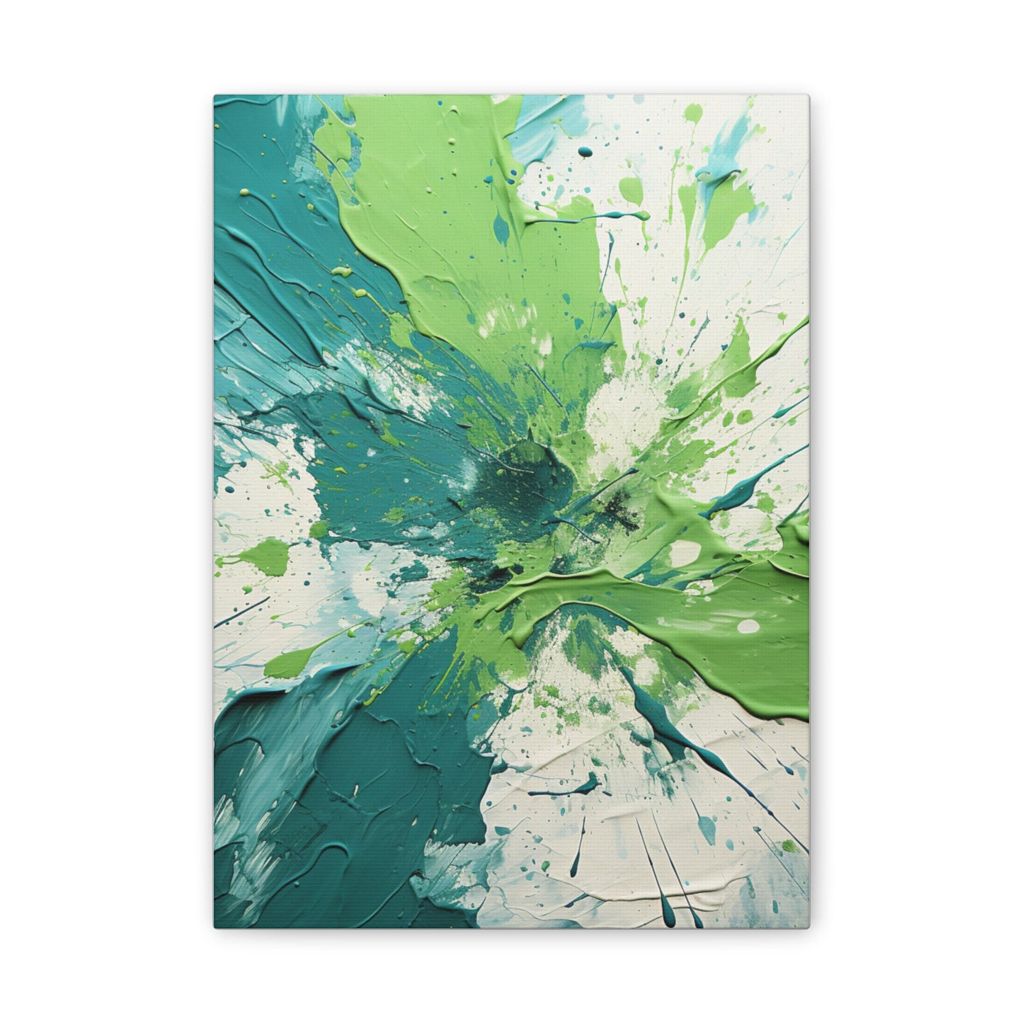 Acrylic Abstract Canvas Print - Richly Textured Artistry