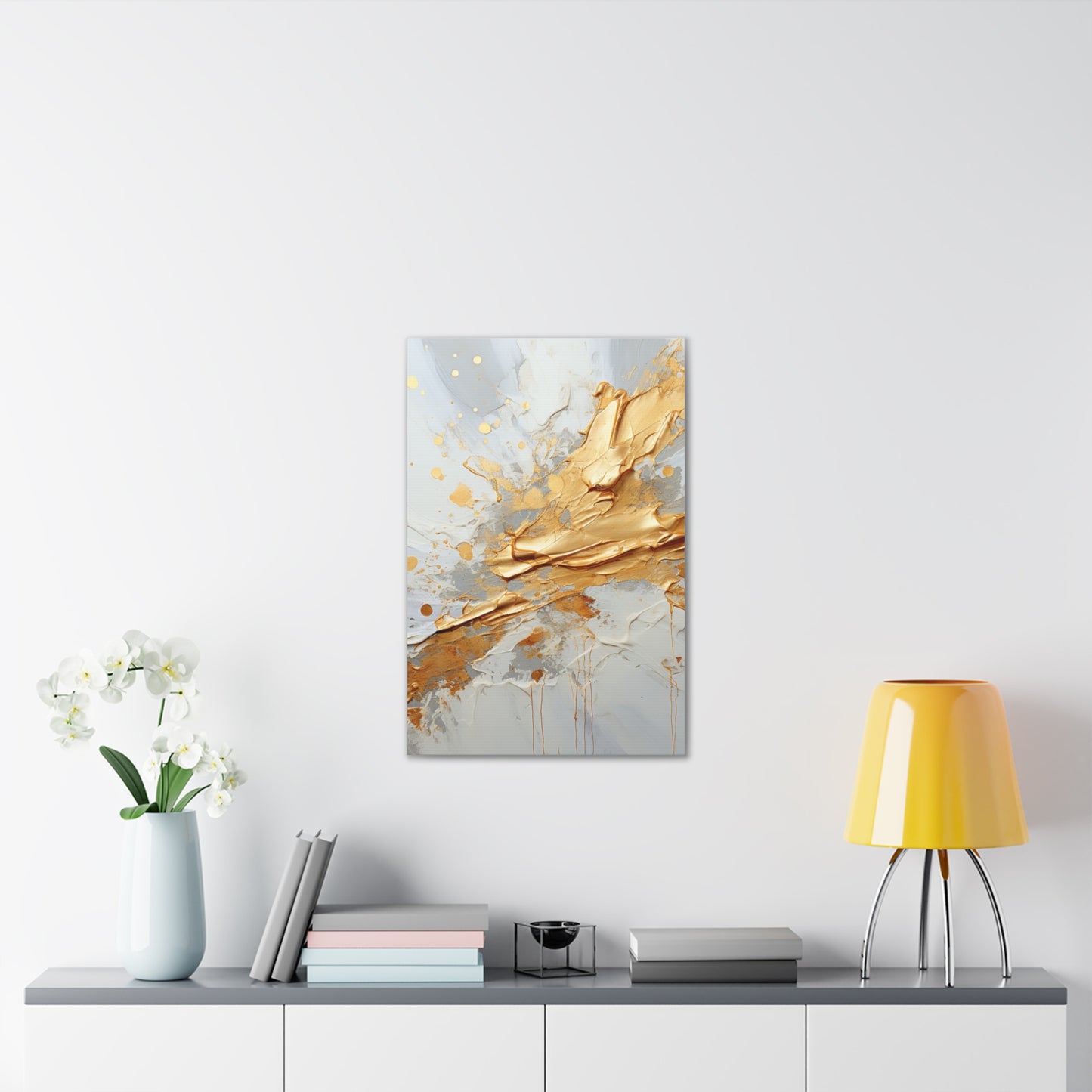 Acrylic Abstract Canvas Print - Richly Textured Artistry