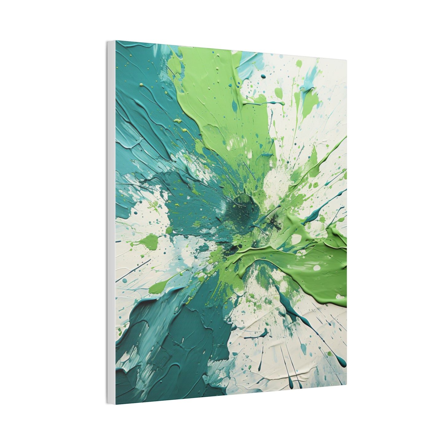 Acrylic Abstract Canvas Print - Richly Textured Artistry