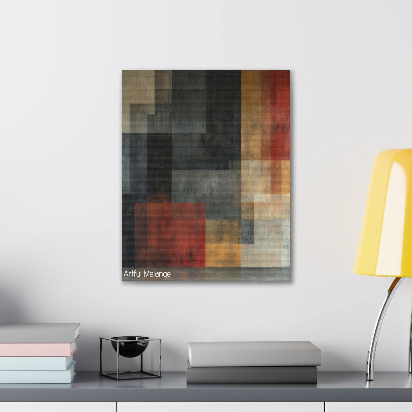 Primary Elegance: A Symphony of Sophistication Canvas Print