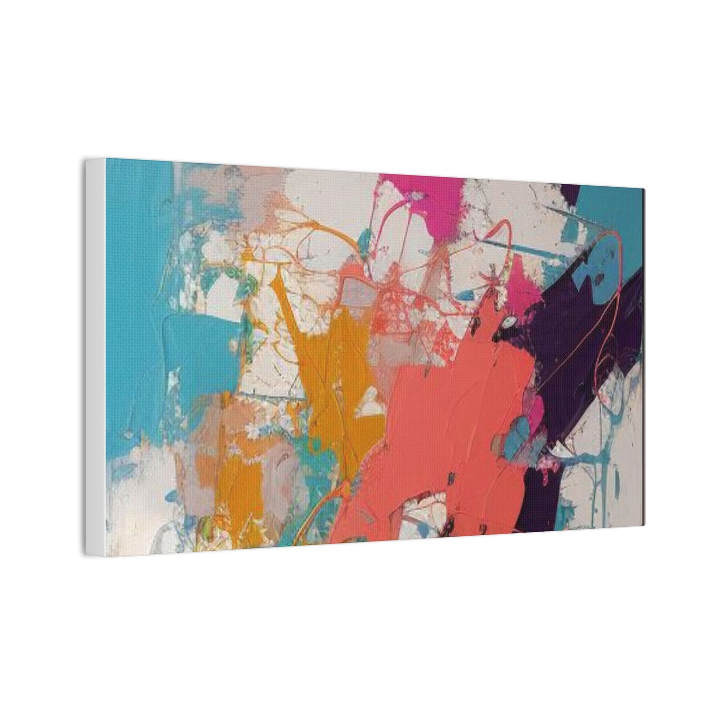 Primary Elegance: A Symphony of Sophistication Canvas Print